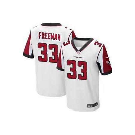 [Elite] Freeman Atlanta Football Team Jersey -Atlanta #33 Devonta Freeman Jersey (White)