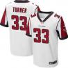 [Elite] Turner Atlanta Football Team Jersey -Atlanta #33 Michael Turner Jersey (White)