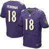 [Elite] Perriman Baltimore Football Team Jersey -Baltimore #18 Breshad Perriman Jersey (Purple)