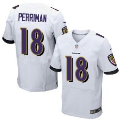 [Elite] Perriman Baltimore Football Team Jersey -Baltimore #18 Breshad Perriman Jersey (White)