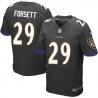 [Elite] Forsett Baltimore Football Team Jersey -Baltimore #29 Justin Forsett Jersey (Black)