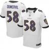 [Elite] Dumervil Baltimore Football Team Jersey -Baltimore #58 Elvis Dumervil Jersey (White)