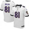 [Elite] Boldin Baltimore Football Team Jersey -Baltimore #81 Anquan Boldin Jersey (White)