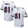 [Elite] Daniels Baltimore Football Team Jersey -Baltimore #81 Owen Daniels Jersey (White)