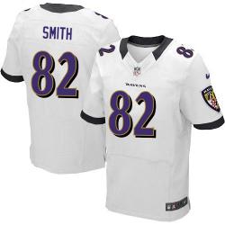 [Elite] Smith Baltimore Football Team Jersey -Baltimore #82 Torrey Smith Jersey (White)