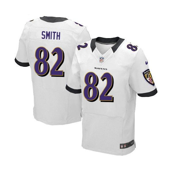 [Elite] Smith Baltimore Football Team Jersey -Baltimore #82 Torrey Smith Jersey (White)