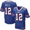 [Elite] Kelly Buffalo Football Team Jersey -Buffalo #12 Jim Kelly Jersey (Blue)