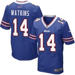 [Elite] Watkins Buffalo Football Team Jersey -Buffalo #14 Sammy Watkins Jersey (Blue)