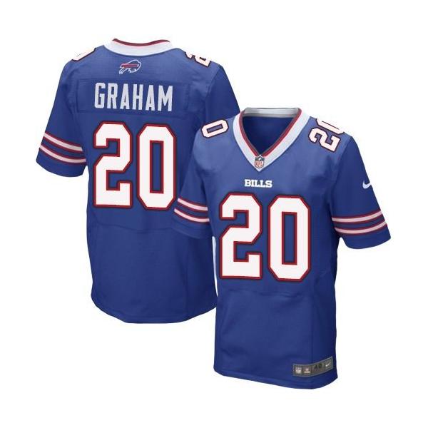 [Elite] Graham Buffalo Football Team Jersey -Buffalo #20 Corey Graham Jersey (Blue)