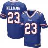 [Elite] Williams Buffalo Football Team Jersey -Buffalo #23 Aaron Williams Jersey (Blue)