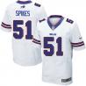 [Elite] Spikes Buffalo Football Team Jersey -Buffalo #51 Takeo Spikes Jersey (White)