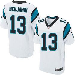 [Elite] Benjamin Carolina Football Team Jersey -Carolina #13 Kelvin Benjamin Jersey (White)