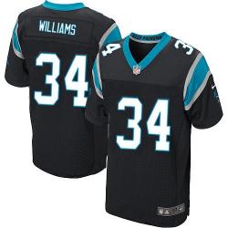 [Elite] Williams Carolina Football Team Jersey -Carolina #34 DeAngelo Williams Jersey (Black)