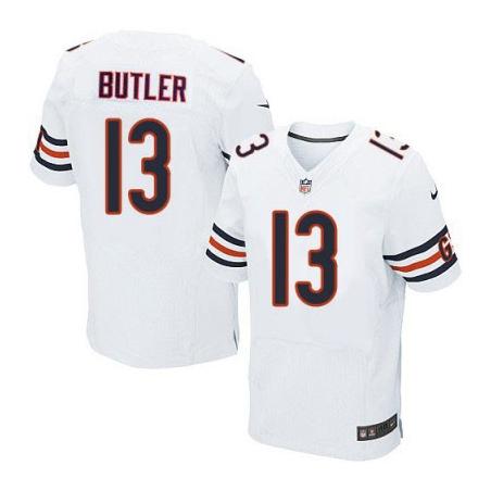 [Elite] Butler Chicago Football Team Jersey -Chicago #13 Brice Butler Jersey (White)