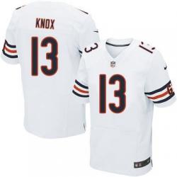 [Elite] Knox Chicago Football Team Jersey -Chicago #13 Johnny Knox Jersey (White)