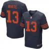 [Elite] White Chicago Football Team Jersey -Chicago #13 Kevin White Jersey (Blue, Orange Number)