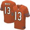 [Elite] White Chicago Football Team Jersey -Chicago #13 Kevin White Jersey (Orange)