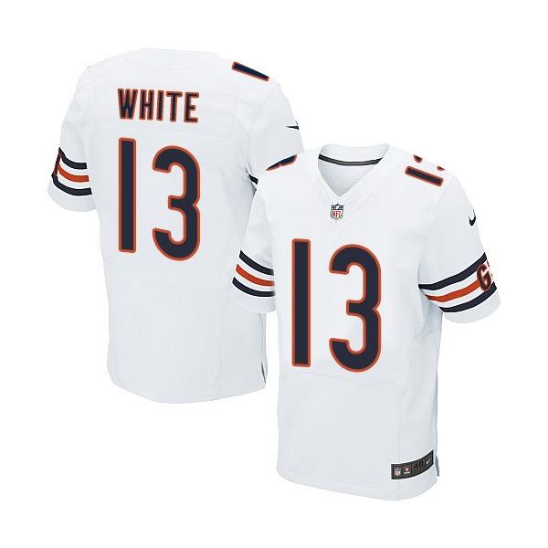 [Elite] White Chicago Football Team Jersey -Chicago #13 Kevin White Jersey (White)