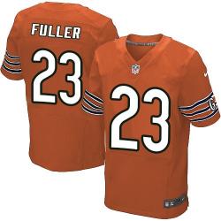 [Elite] Fuller Chicago Football Team Jersey -Chicago #23 Kyle Fuller Jersey (Orange)