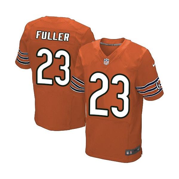 [Elite] Fuller Chicago Football Team Jersey -Chicago #23 Kyle Fuller Jersey (Orange)