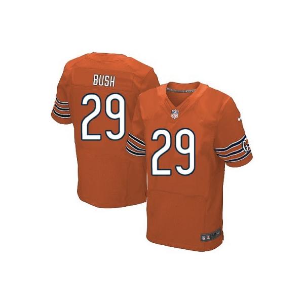 [Elite] Bush Chicago Football Team Jersey -Chicago #29 Michael Bush Jersey (Orange)