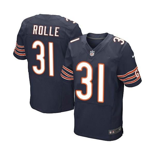 [Elite] Rolle Chicago Football Team Jersey -Chicago #31 Antrel Rolle Jersey (Blue)