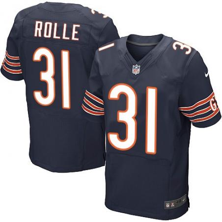 [Elite] Rolle Chicago Football Team Jersey -Chicago #31 Antrel Rolle Jersey (Blue)