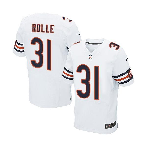 [Elite] Rolle Chicago Football Team Jersey -Chicago #31 Antrel Rolle Jersey (White)