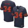 [Elite] Payton Chicago Football Team Jersey -Chicago #34 Walter Payton Jersey (Blue Orange Number)