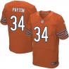 [Elite] Payton Chicago Football Team Jersey -Chicago #34 Walter Payton Jersey (Orange)