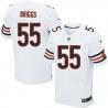 [Elite] Briggs Chicago Football Team Jersey -Chicago #55 Lance Briggs Jersey (White)