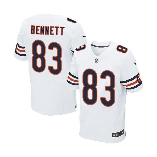 [Elite] Bennett Chicago Football Team Jersey -Chicago #83 Martellus Bennett Jersey (White)