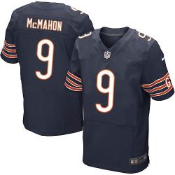 [Elite] McMahon Chicago Football Team Jersey -Chicago #9 Jim McMahon Jersey (Blue)