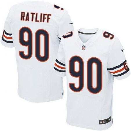 [Elite] Ratliff Chicago Football Team Jersey -Chicago #90 Jeremiah Ratliff Jersey (White)