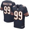 [Elite] Houston Chicago Football Team Jersey -Chicago #99 Lamarr Houston Jersey (Blue)