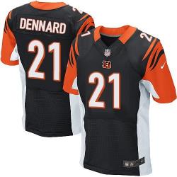 [Elite] Dennard Cincinnati Football Team Jersey -Cincinnati #21 Darqueze Dennard Jersey (Black)