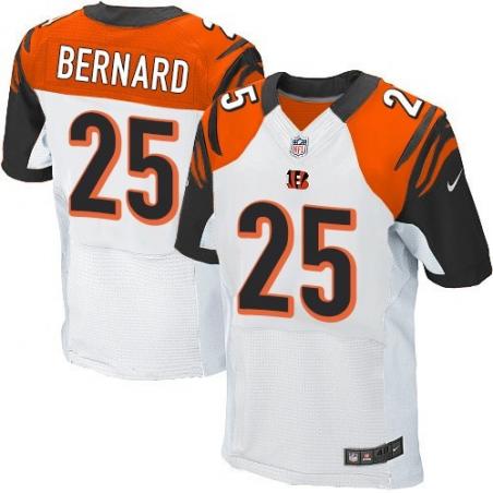 [Elite] Bernard Cincinnati Football Team Jersey -Cincinnati #25 Giovani Bernard Jersey (White)