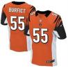 [Elite] Burfict Cincinnati Football Team Jersey -Cincinnati #55 Vontaze Burfict Jersey (Orange)