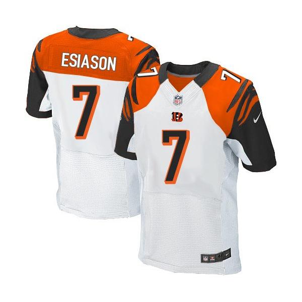 [Elite] Esiason Cincinnati Football Team Jersey -Cincinnati #7 Boomer Esiason Jersey (White)