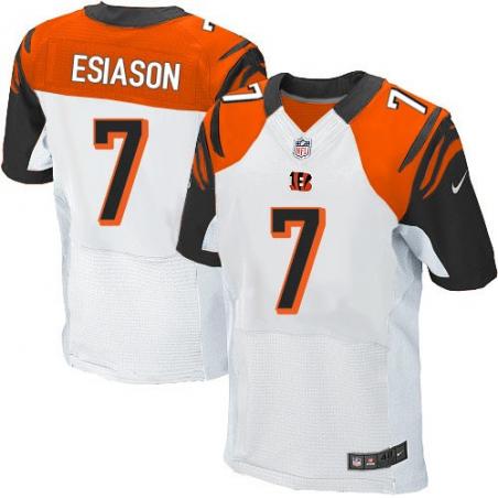 [Elite] Esiason Cincinnati Football Team Jersey -Cincinnati #7 Boomer Esiason Jersey (White)