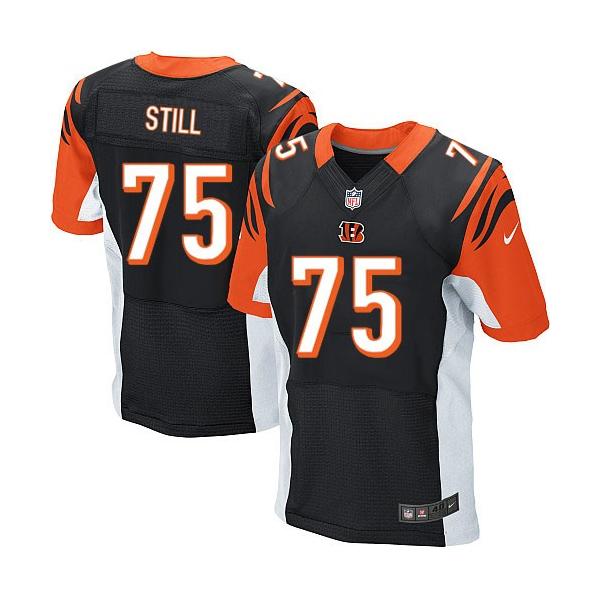 [Elite] Still Cincinnati Football Team Jersey -Cincinnati #75 Devon Still Jersey (Black)