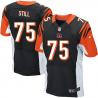 [Elite] Still Cincinnati Football Team Jersey -Cincinnati #75 Devon Still Jersey (Black)