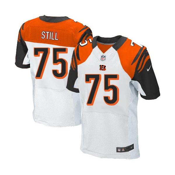 [Elite] Still Cincinnati Football Team Jersey -Cincinnati #75 Devon Still Jersey (White)