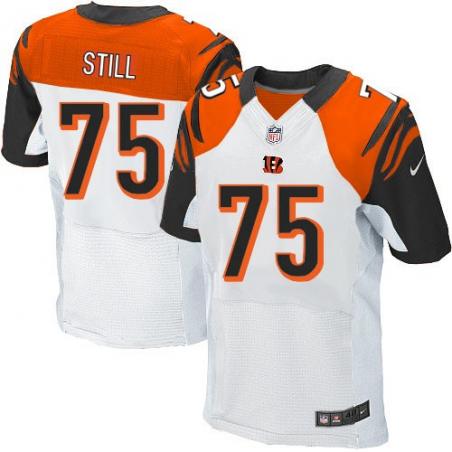 [Elite] Still Cincinnati Football Team Jersey -Cincinnati #75 Devon Still Jersey (White)