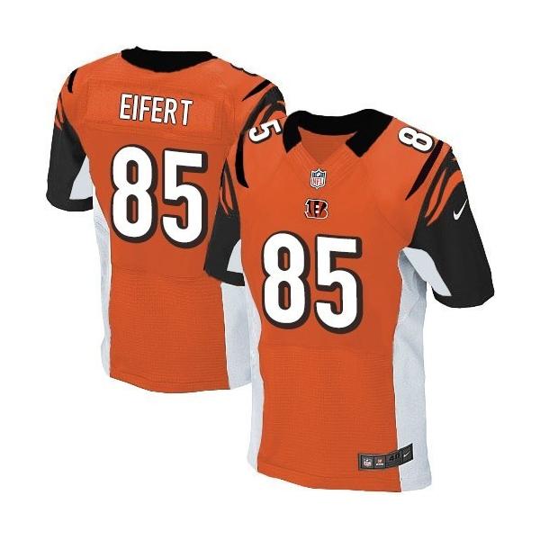 [Elite] Eifert Cincinnati Football Team Jersey -Cincinnati #85 Tyler Eifert Jersey (Orange)