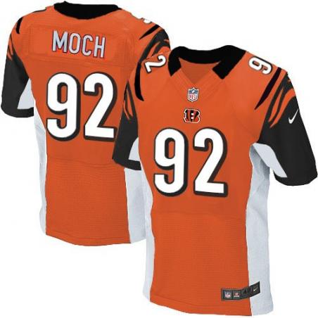 [Elite] Moch Cincinnati Football Team Jersey -Cincinnati #92 Dontay Moch Jersey (Orange)