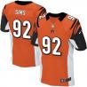 [Elite] Sims Cincinnati Football Team Jersey -Cincinnati #92 Pat Sims Jersey (Orange)