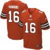 [Elite] Hawkins Cleveland Football Team Jersey -Cleveland #16 Andrew Hawkins Jersey (Orange)