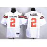 [Elite] Manziel Cleveland Football Team Jersey -Cleveland #2 Johnny Manziel Jersey (White, 2015 new)