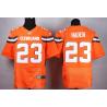 [Elite] Haden Cleveland Football Team Jersey -Cleveland #23 Joe Haden Jersey (Orange, 2015 new)